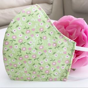 3 for $25 Triple Layer Handmade Face Mask floral